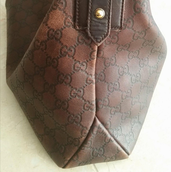 AUTHENTIC GUCCI GUCCISSIMA LEATHER HORSEBIT TOTE - Picture 4 of 11